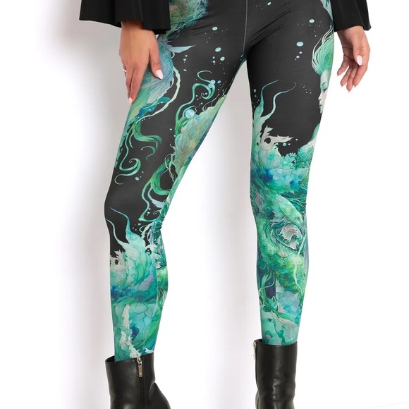 Blackmilk “MERMAID HWMF LEGGINGS - LIMITED” Size Medium M NWT - Picture 13 of 13